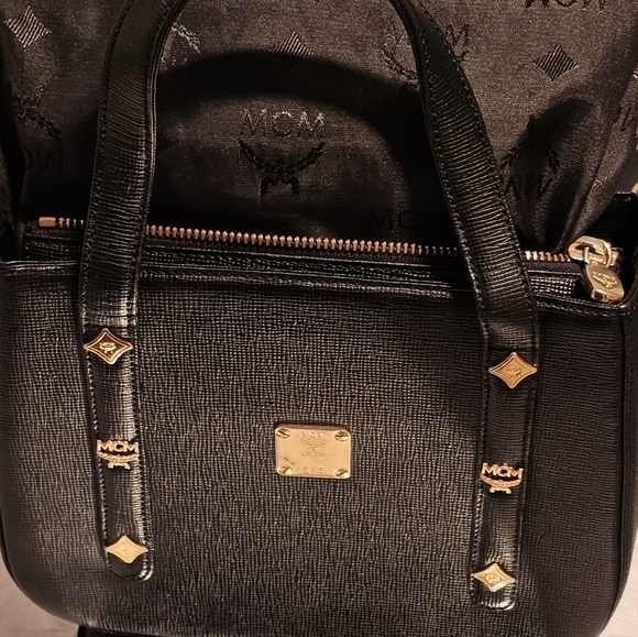 MCM MINI BOSTON LEATHER BAG - GERMANY - Picture 9 of 11